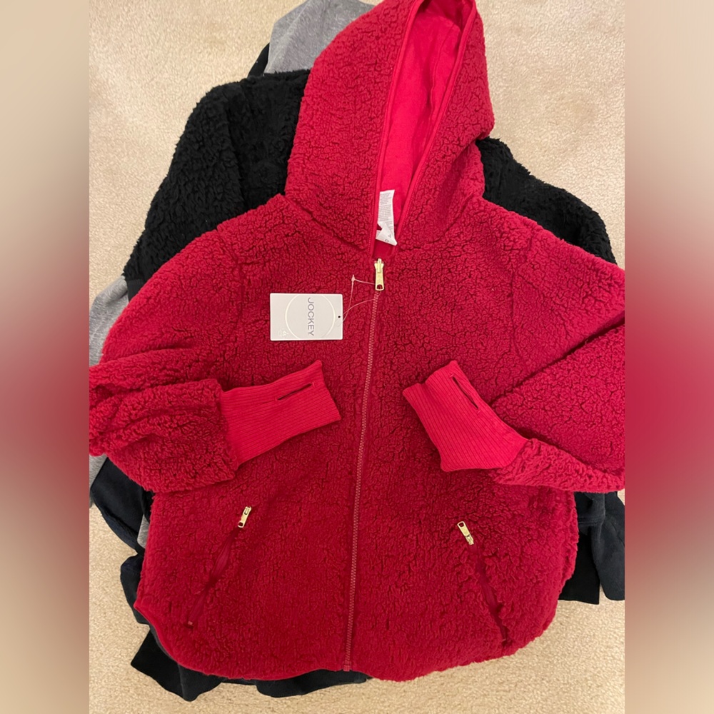 Brand new red jockey hoodie